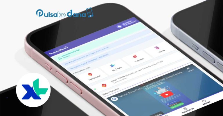 Convert Pulsa XL ke DANA | pulsakedana.co.id