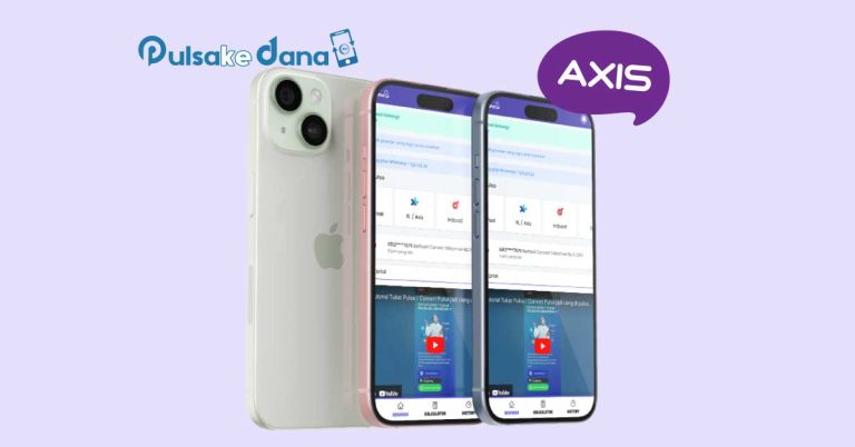 Convert Pulsa Axis ke DANA | pulsakedana.co.id